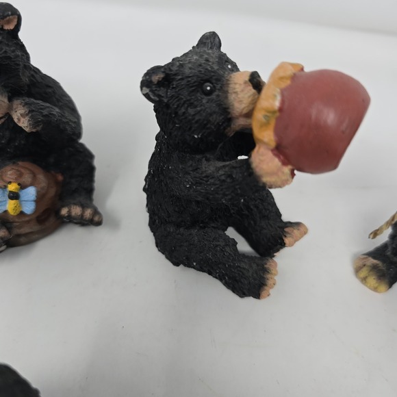 BEAR FIGURINES LOTS OF 5 - Picture 5 of 11